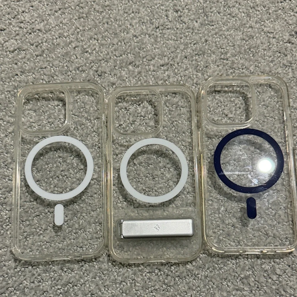 Spigen Clear Case Trio with MagSafe Rings